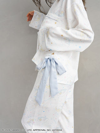 【Cinnamoroll】Satin Open-collar Shirt