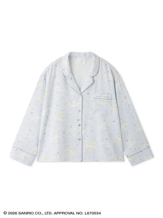 【Cinnamoroll】Satin Open-collar Shirt
