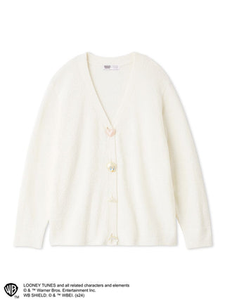 Soft Tweety Button-Up Cardigan in Ivory at Premium Women's Fashionable Cardigans, Pullover at SNIDEL USA