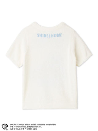 Cozy Tweety Bird Graphic Tee in Ivory at Premium Fashionable Women's Tops Collection at SNIDEL USA