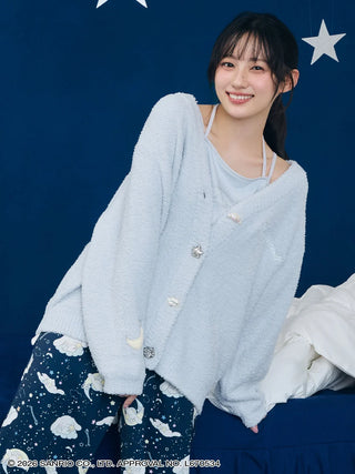 【Cinnamoroll】 Knit Cardigan with Designed Buttons
