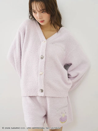 【Cinnamoroll】 Knit Cardigan with Designed Buttons