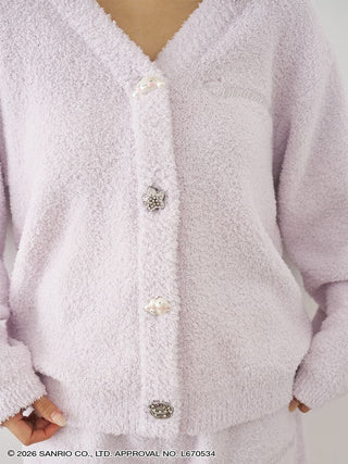 【Cinnamoroll】 Knit Cardigan with Designed Buttons