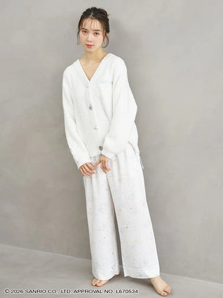 【Cinnamoroll】 Knit Cardigan with Designed Buttons