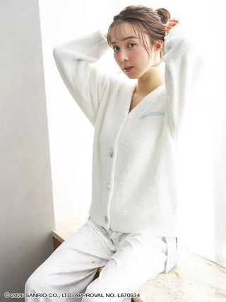 【Cinnamoroll】 Knit Cardigan with Designed Buttons