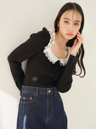 Lace Knit Top