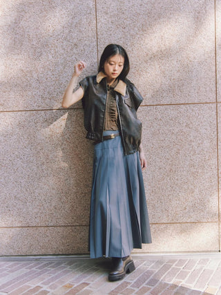 Variegated Gilet Blouson