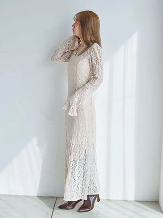 snidel lace dress Cut Lace Dress SNIDEL