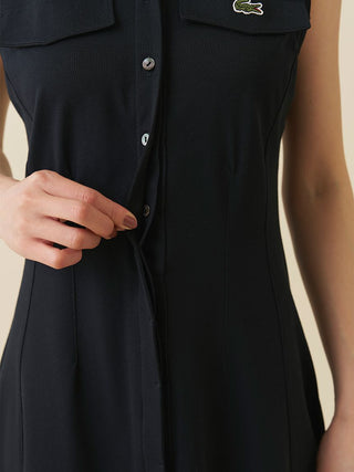 LACOSTE Sleeveless Polo Dress