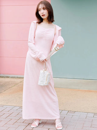 Terry Hoodie & Cami Dress Set