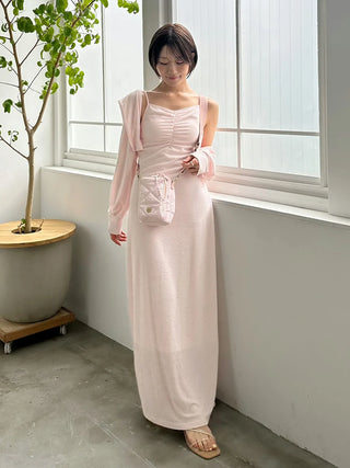 Terry Hoodie & Cami Dress Set