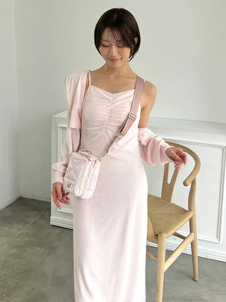 Terry Hoodie & Cami Dress Set