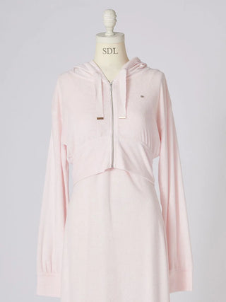 Terry Hoodie & Cami Dress Set