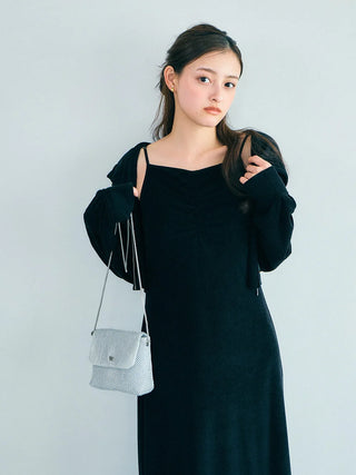 Terry Hoodie & Cami Dress Set