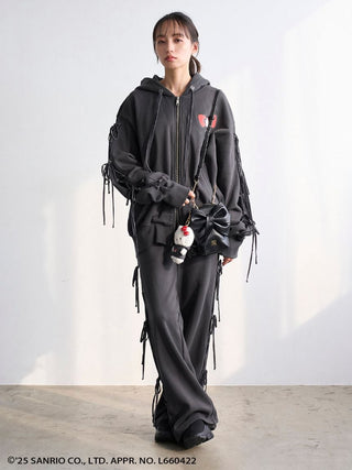 [HELLO KITTY] Lace-Up Pants