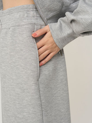 Bonded Wide-Leg Pants