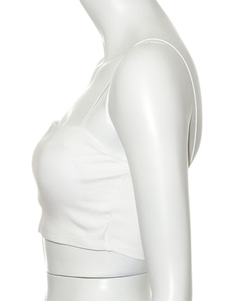 Cami Padded Bralette Top in WHITE, Premium Fashionable Women's Tops Collection at SNIDEL USA.