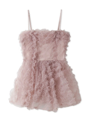 Ruffle Smocked Strapless Top in PINK, Premium Fashionable Women's Tops Collection at SNIDEL USA.