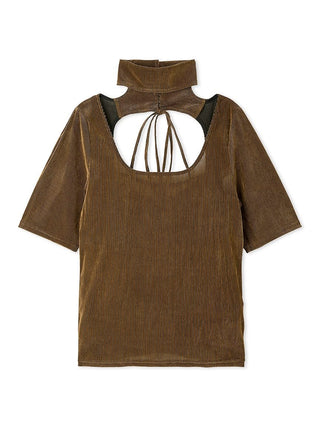 Flocky Tulle Cut Pullover