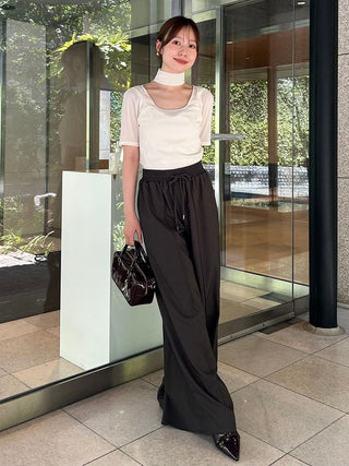 Flocky Tulle Cut Pullover