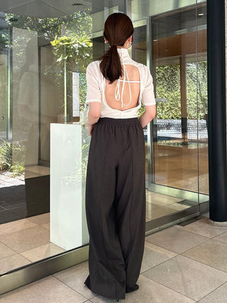 Flocky Tulle Cut Pullover