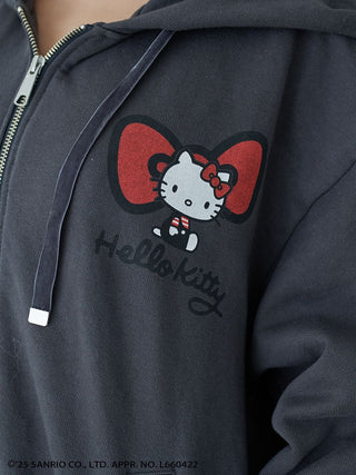 [HELLO KITTY] Lace-Up Hoodie