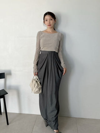 Velour Top with Built-In Bra