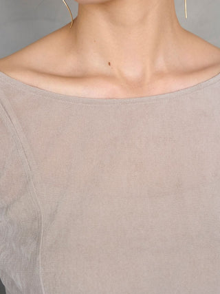 Velour Top with Built-In Bra