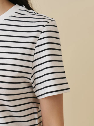 【Chacott】Lace-Trim T-Shirt