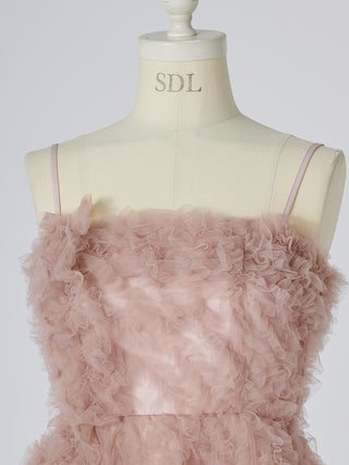 Embroidered Tulle Peplum Bustier Top