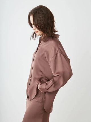 Satin Oversized Shirt