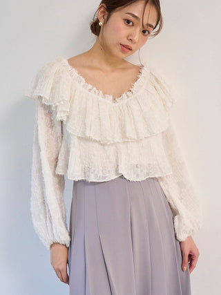 Vintage-Inspired Layered Ruffle Top