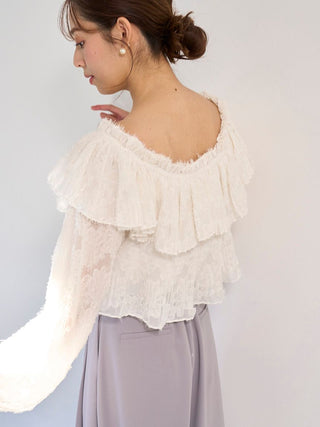 Vintage-Inspired Layered Ruffle Top