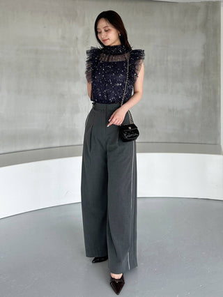 [Chacott] Tulle Blouse