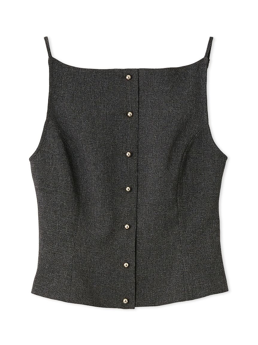 bibiy. TEDDY VEST TOP maison specilスナイデル bibiy. TEDDY VEST TOP maison specilスナイデル - トップス最