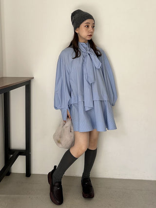 Sustainable Volume Tunic Blouse