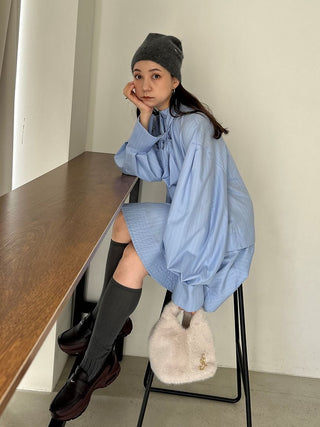 Sustainable Volume Tunic Blouse