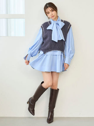 Sustainable Volume Tunic Blouse