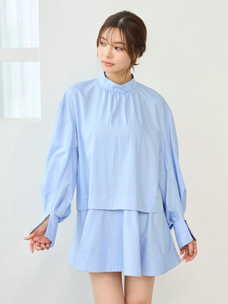 Sustainable Volume Tunic Blouse