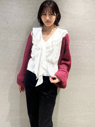 Sustainable Variation Frill Blouse