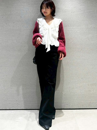 Sustainable Variation Frill Blouse