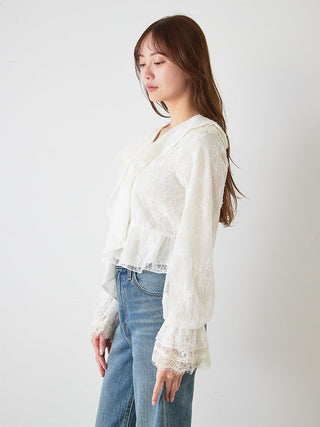 Sustainable Variation Frill Blouse