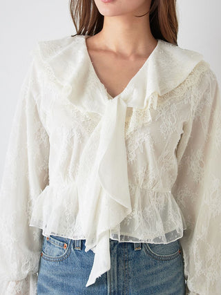 Sustainable Variation Frill Blouse