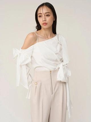 Ribbon-Detail Blouse