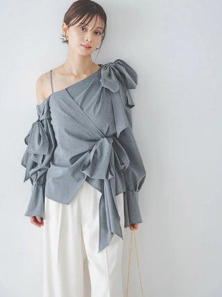 Ribbon-Detail Blouse