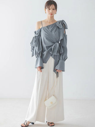 Ribbon-Detail Blouse