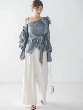 Ribbon-Detail Blouse