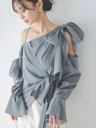 Ribbon-Detail Blouse