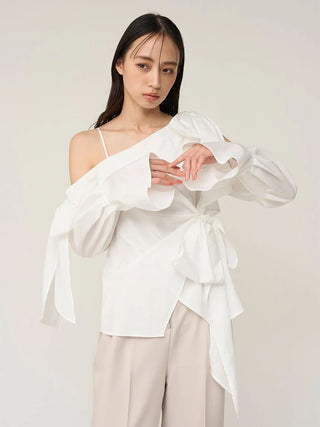 Ribbon-Detail Blouse