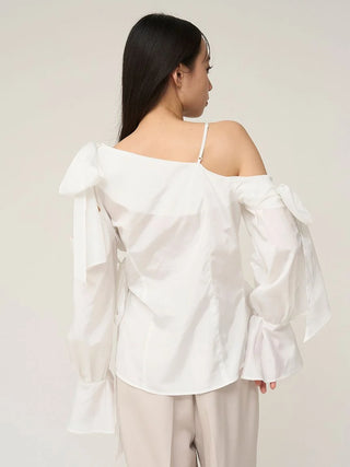 Ribbon-Detail Blouse
